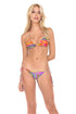 Luli Fama Dreamin Wavey Ruched Back Brazilian Tie Side Bottom